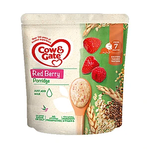 Cow & Gate Red Berry Wholegrain Porridge with Spelt 200g