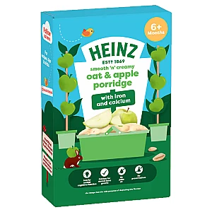 Heinz Oat & Apple Porridge Baby Food 6m+125g