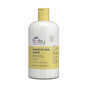 Boots Baby Head to Toe wash 500ml offer Cruelty Free Boots Baby Head to Toe wash 500ml
