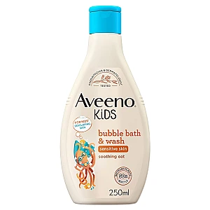 AVEENO® KIDS BUBBLE BATH & WASH, 250ML