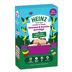 Heinz Banana & Berries Porridge Baby Food 7m+ 200g