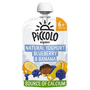 Piccolo Organic Blueberry & Banana Natural Yoghurt 100g