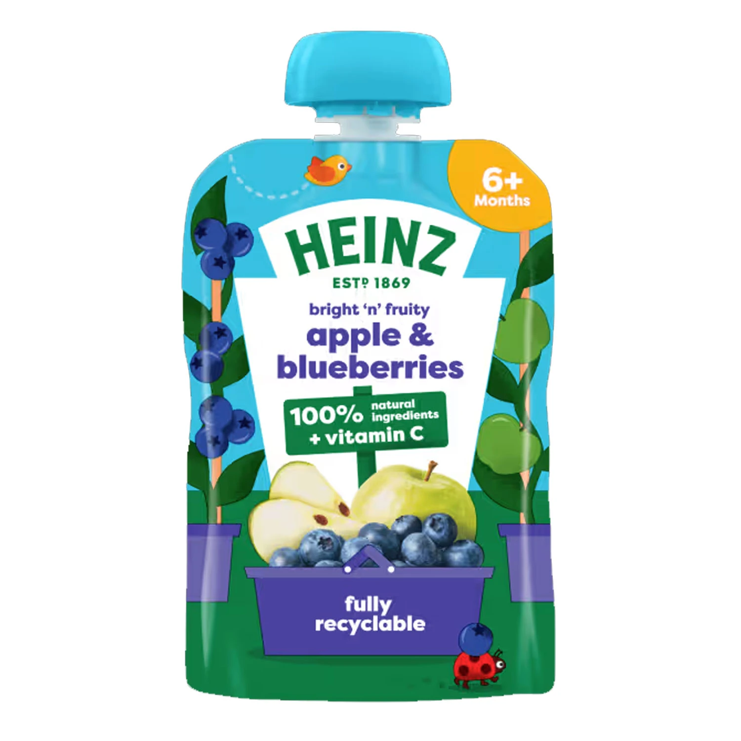 Heinz Apple & Blueberry Pouch