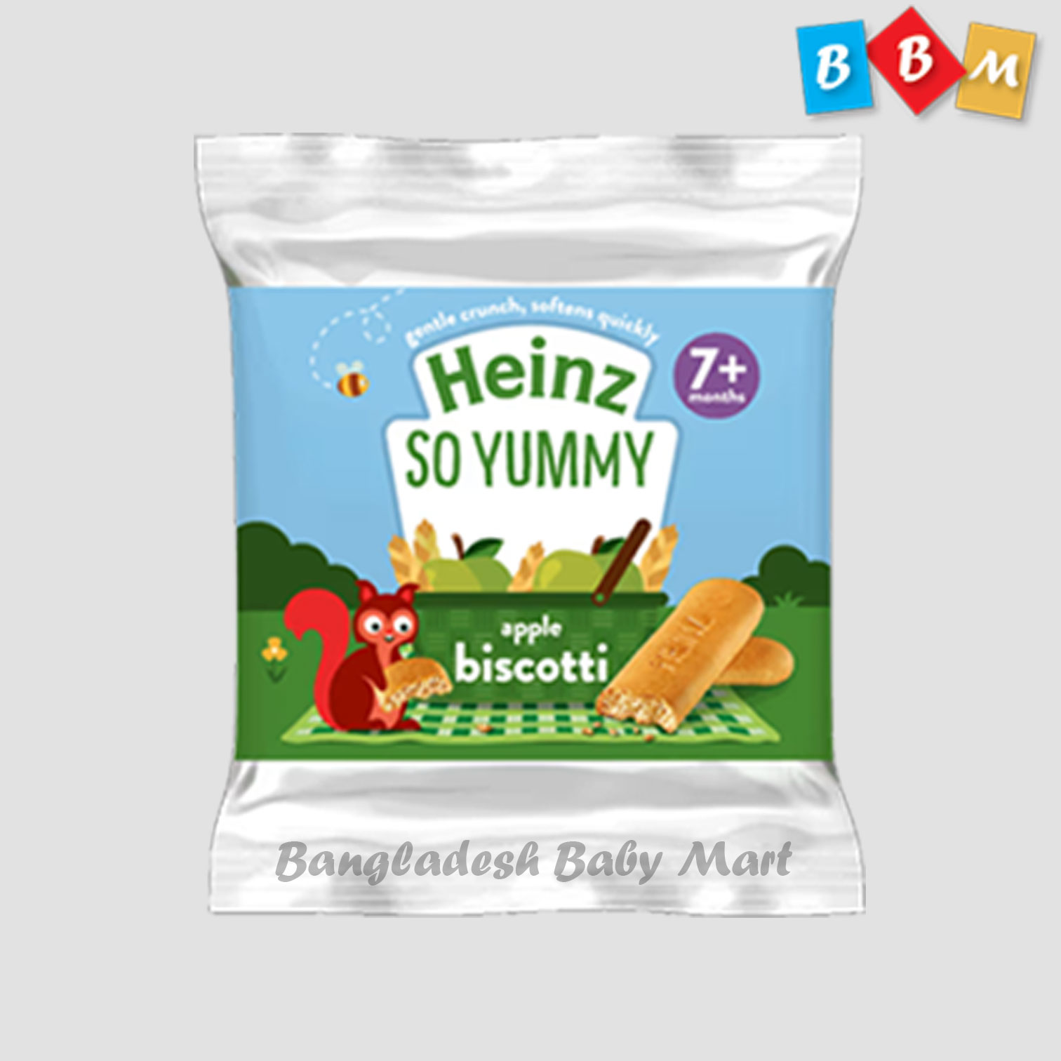 Heinz Apple Biscotti Baby Food Snacks 60g