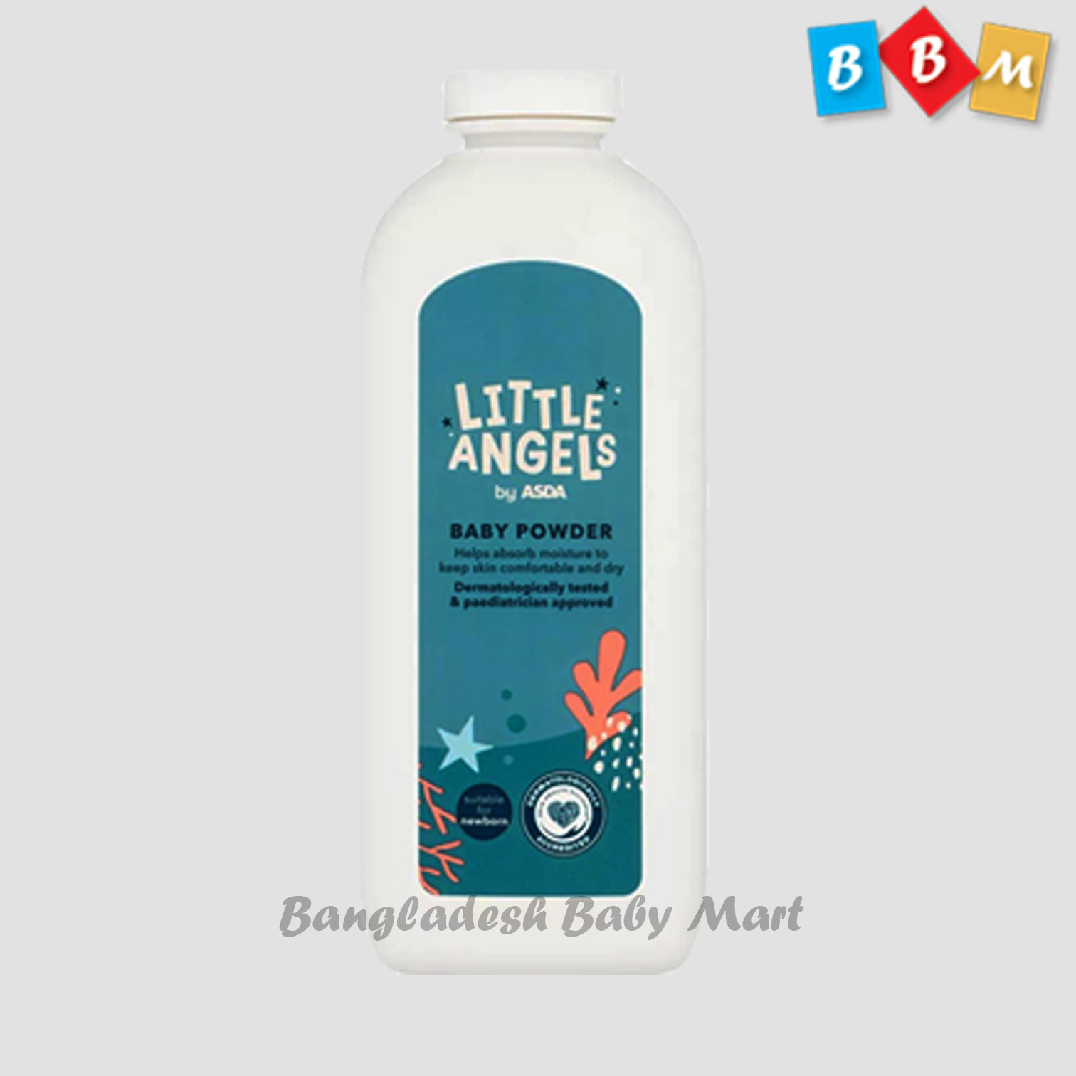 LITTLE ANGELS by ASDA Baby Powder 400g