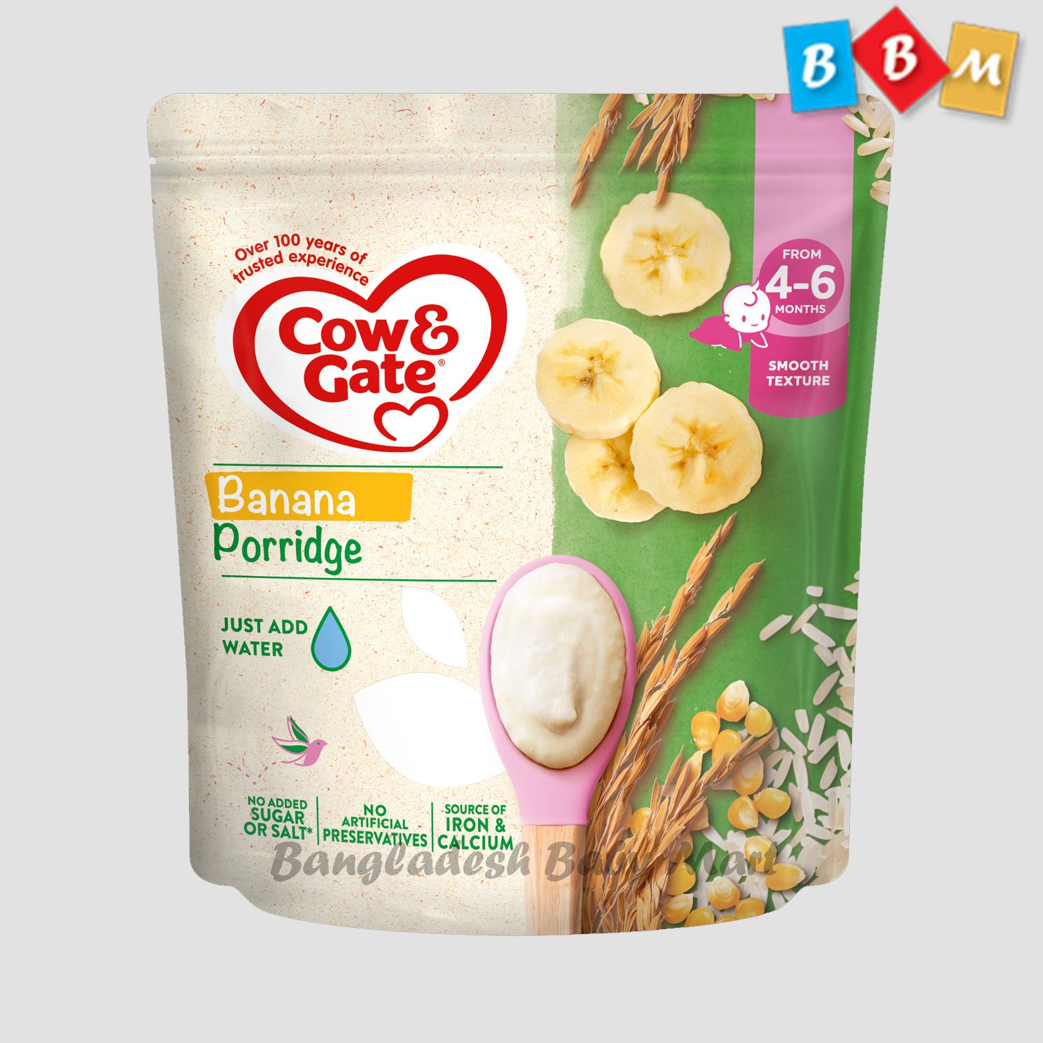 Cow And Gate Banana Porridge 125G