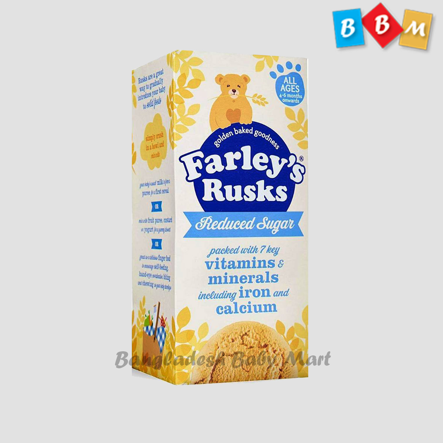 Farleys Original Rusks Baby Food Snacks 150g